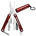Leatherman - Squirt ES4 Multitool + LED Lenser K2L Flashlight Keyring Torch (Red)