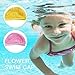 LIMAM Kid's Swim Cap, Girl Fancy Swimming Cap Children Flower Nylon Swimming Hat Swim Cap (pink)