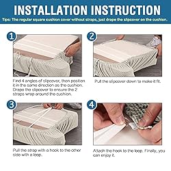 H.VERSAILTEX Stretch 3 Piece T Cushion Sofa