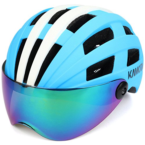 image for KAMOTA Bike Helmet, Bicycle Cycling Adult Helmet with Shield Visor Adj