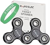 30% OFF Fidget Spinner,R HORSE Fidget Spinner Toy Stress Reducer Perfect For ADD,ADHD, Anxiety, and Autism Adult Children,2-3 min+ Spin Time!(Fluorescent Wristband INCLUDED)