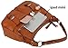 YALUXE Women's Double Zipper Soft Hobo Cowhide Leather Purse Shoulder Bag