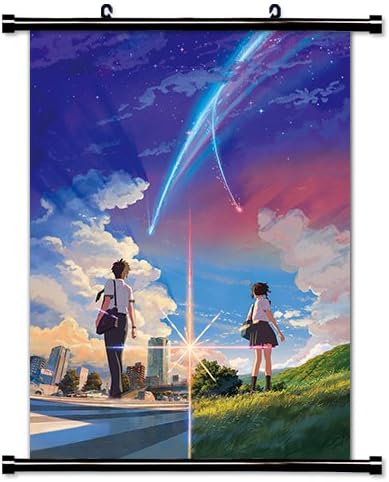 Your Name (Kimi no Na wa) Anime Fabric Wall Scroll Poster (32x45) Inches