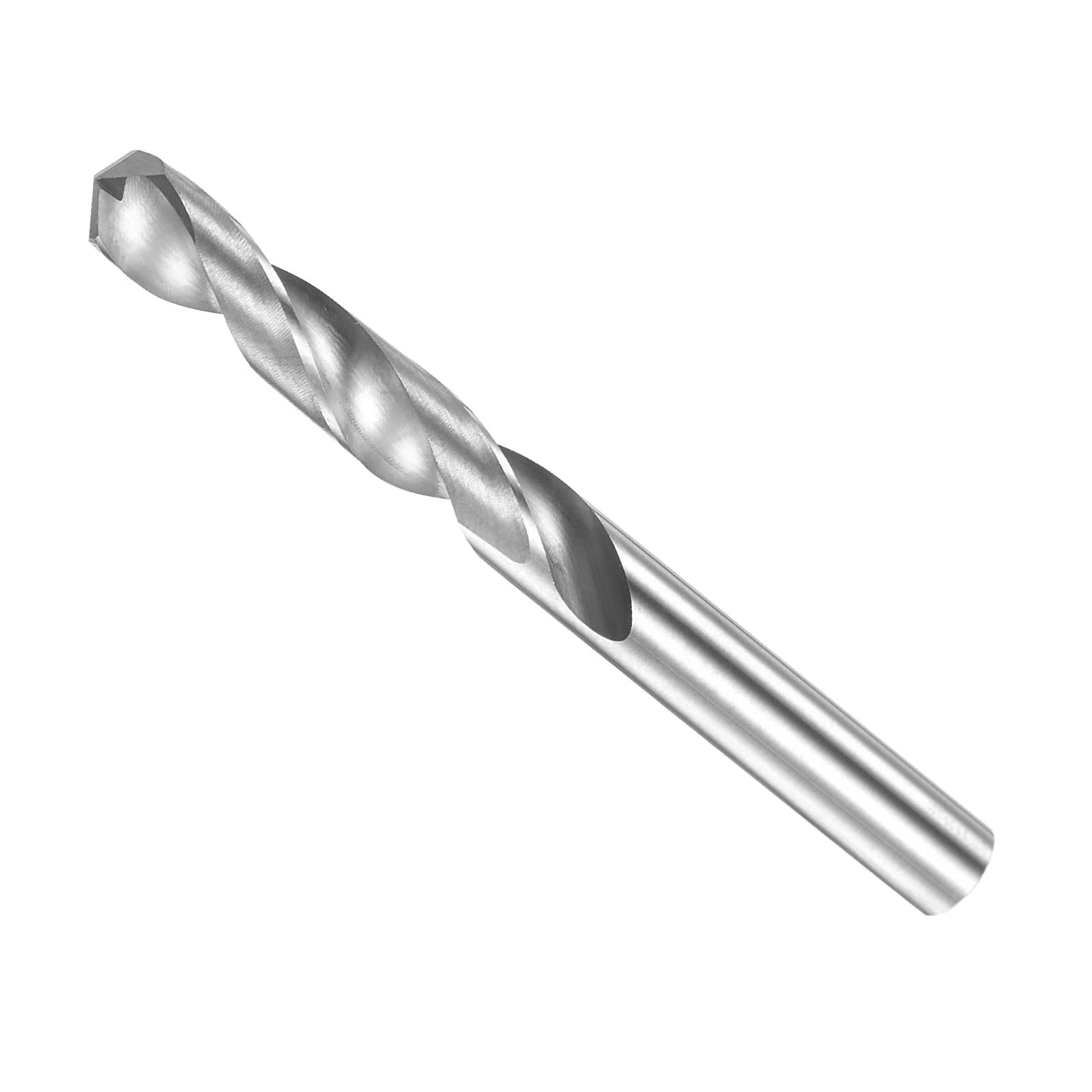 CoCud Solid Carbide Drill Bits, 4.8mm Diameter, K35 Tungsten Carbide Straight Shank Twist Drill Bits - (Applications: for Stainless Steel Alloy), 1-Piece