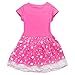 AOVCLKID Moana Little Girls' Dress Princess Cartoon Party Dress (130/5-6Y, Rose 1)