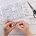 Quefe 1500pcs Letter Beads, 4 x 7mm Sorted Alphabet Beads Kit White Acrylic Vowel Letter Beads for Jewelry Making Bracelets Necklaces and Key Chains