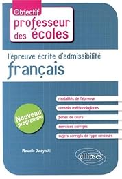 L' épreuve écrite d'admissibilité, français