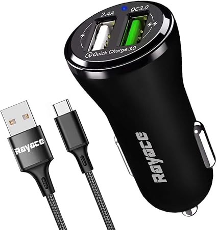 Amazon Co Jp Rayace Quick Charge 3 0 Type Cケーブルセット シガーソケット Usb Android等 スマホの急速充電に カーチャージャー 車 2ポート12 24v 電源ソケット Qc3 0 2 4a 1年保証 黒 家電 カメラ Amazon Co Jp Rayace Quick Charge 3 0 Type Cケーブルセット シガーソケット Usb Android等 スマホの急速充電に カーチャージャー 車 2ポート12 24v 電源ソケット Qc3 0 2 4a 1年保証 黒 家電 カメラ
