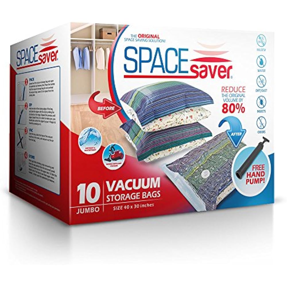 Premium Vacuum Storage Bags. 80 More HandPump For Travel DoubleZip
