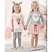 Mud Pie Baby Girls' Toddler Santa's Favorite Long Sleeve Shirt and Tutu Two Piece Set