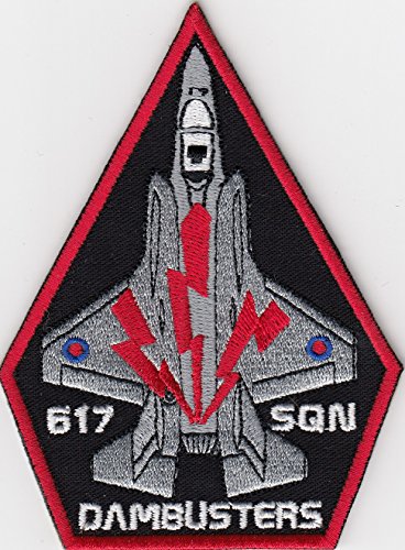 Royal Air Force RAF Lockheed Martin F-35 Lightning II 617 Squadron Dambusters Embroidered Badge Patch
