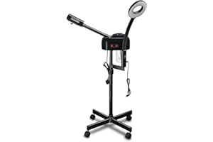 Winado 2 in 1 Facial Steamer with 5X Magnification Light, Deep Cleaning for Personal Skin Care, Beautician Steamer Profession