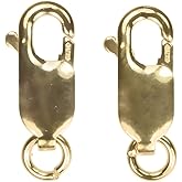 uGems 2 14K Gold Filled Lobster Clasp Medium 5x13mm