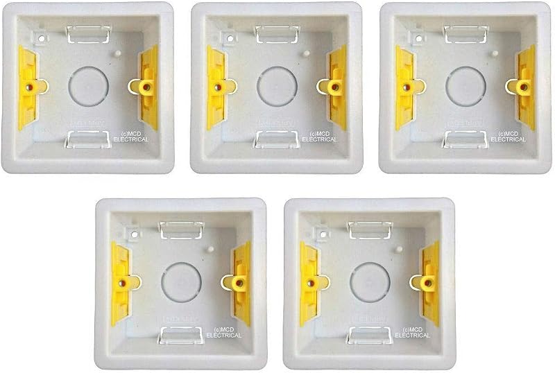 Sftoep Appleby SB619 Dry Lining Fast Fix Box 1 Gang 32mm Deep Pack 5