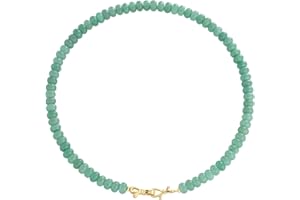 NLIEO Rainbow Colorful Gemstone Beaded Choker Necklace for Women 14K Gold Bow Birthstone Beads Chokers 18inches