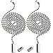 Hestya 2 Pack Beaded Pull Chain Extension Cuboid Pendant with Connector for Ceiling Light Fan Chain