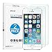 OMOTON 2.5D Round Edge 9H Tempered Glass Anti-Scratch Screen Protector for iPhone SE/ 5S/ 5C/ 5 - Clear (2 Pack)