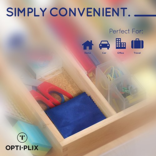 UPC 752454341313, Eyeglass Cleaner Microfiber Cloth - Glasses Cleaner For All Gentle Surfaces, Touchscreens, Smartphones, Camera Lenses, LCD &amp; HD Screens -Red, 4 Pack- By OptiPlix