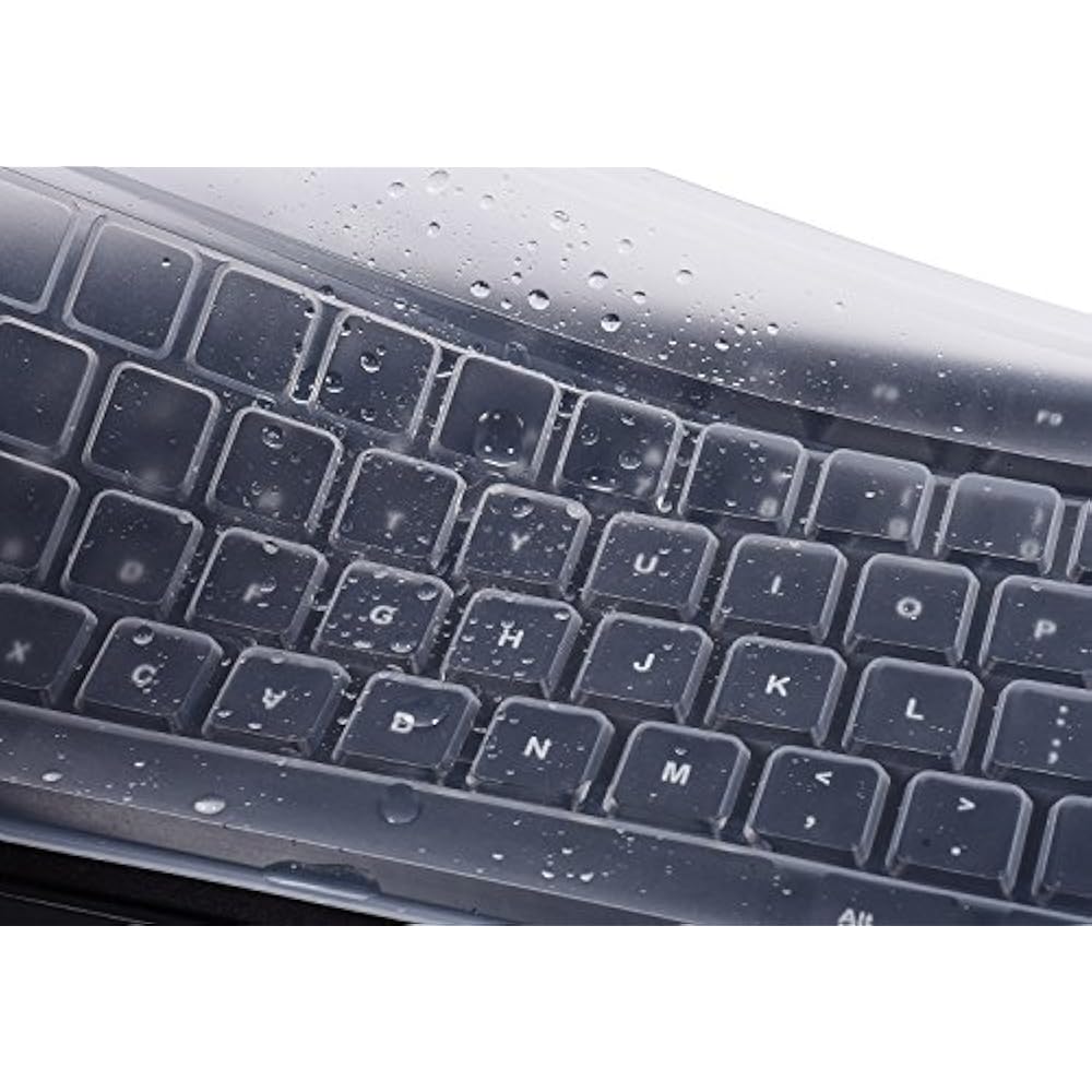 Pack of 2 Clear Desktop Computer Keyboard Protection Skin Protector