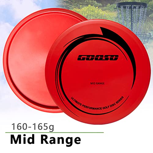 Disc Golf Set Driver, MidRange and Putter Discs with Disc Golf Bag
