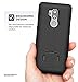 LG G7 ThinQ Belt Clip Case - Encased (DuraClip) Slim Fit Holster Shell Combo w/Rubberized Grip (Smooth Black)