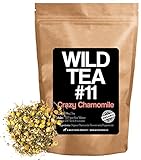 Organic Peppermint Chamomile Tea, Wild Tea #11 Premium Whole Chamomile Flowers with Zesty Peppermint by Wild Foods (2 Ounce)