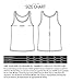 JC DISTRO Women's Basic Jersey Racer-Back Black Tank Top Medium