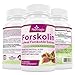 MAX STRENGTH Forskolin, Standardized to 20% Coleus Forskohlii Extract, Carb Blocker & Fat Burner (Veggie) Pill, Appetite Suppressant & Metabolism Booster, Help for Weight Loss, Daily 500mg Supplement.