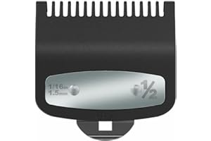 CHAR YONG Replacement for Wahl 1/2 Premium Clipper Guard Clip Guide Metal #3354-100 1/16" 1.5mm Metal Clipper Guard fits for Wahl 1/2 Clipper Guards Set