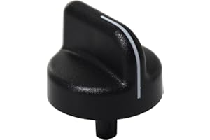 GYOFFULL 9871800 Trash Compactor Knob Black Rotary Switch Black Replaces WP9871800 AH405411 9871127 PS405411