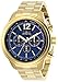 Invicta Mens Aviator Quartz Watch, Gold, 28896