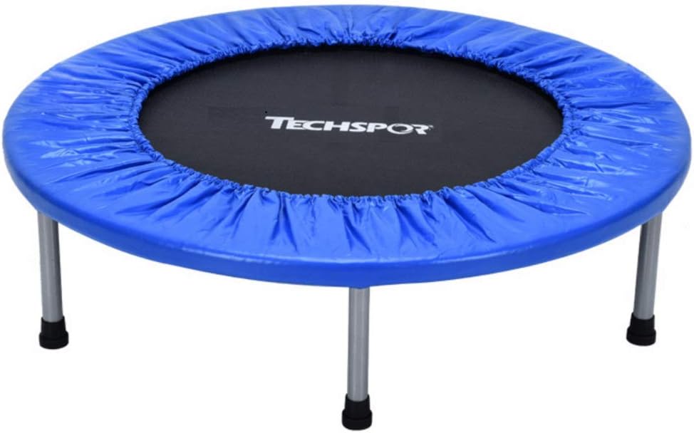 TOOWE 41 Inch / 3 Ft Exercise Mini Rebounder Trampoline Trampette Aerobic Fitness Jumper & Garden Outdoors - Black