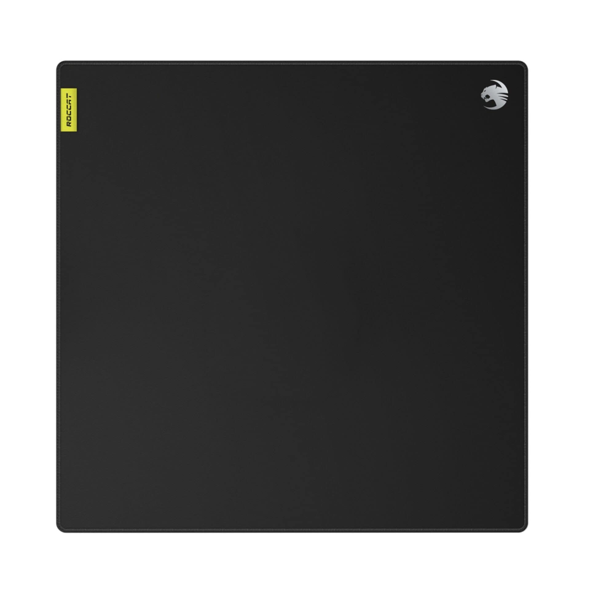 Roccat Sense Pro Non-Slip Rubber Backed, Speed Military-Grade Fabric Gaming Mousepad with low-profile stitched edges - Square