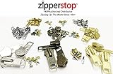 Zipper Repair Kit Solution Metal YKK® Assorted 29 Sets of #3, #4.5, #5, and #10 Metal Sliders in Nickel, Brass, Antique Include #3, #5, #10 Top - Bottom Stops Both Nickel - Brass (Made in USA)