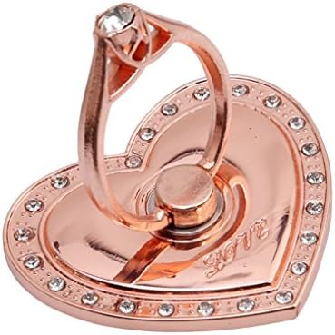 Lovely 360 Phone Holder Phone Stand for Smartphones and Tablets - Universal use including the iPhone 6S, Samsung Galaxy S5 S6 S7 iPad &amp; All Other Models Rose Gold