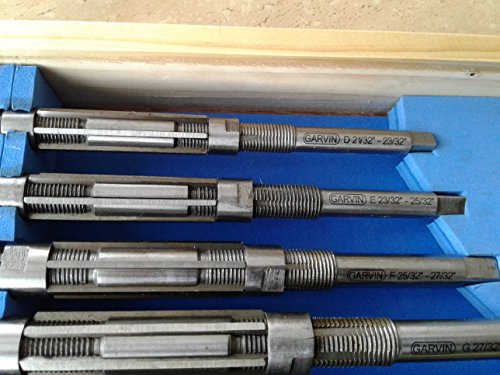 9 pcs/Set Adjustable Hand Reamers A-I, H4-H12, 15/32" to 1-3/16", HSS #515-ADJ9