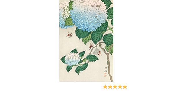 Amazon Com Japanese Art Print Hydrangea And Wasps Ajisai Ni Jigabachi By Ohara Koson Posters Prints