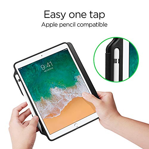 Spigen Smart Fold 2 Compatible con Apple iPad 9.7 (2017) Funda - Negro - Imagen 5