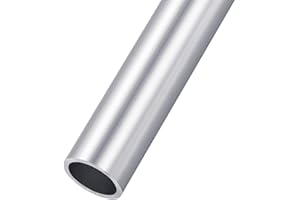 METALLIXITY 6063 Aluminum Tube (25mm OD x 21mm ID x 100mm L), Aluminum Round Tubing - for Home Furnishing, Machinery, DIY Handicraft