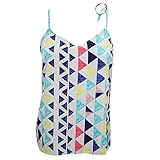 Womens Blouse Strappy Swing Vest/ Casual Boho Hippie Tank Top small…