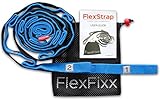 FlexFixx FlexStrap Stretching Strap Band - Stretch Tool for Yoga Physical Therapy