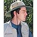 Sloggers Unisex Nylon Sun Hat, Tan with wind lanyard, - adjustable size small - large - Style 446TN - UPF 50+