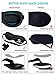 UtechSmart Sleep Mask, Black out Adjustable Contoured 3D Sleep Eye Mask Lightweight Comfortable Eye Cover Blindfold Eyeshade Sleeping Travel Shift Work Naps Meditation & Night