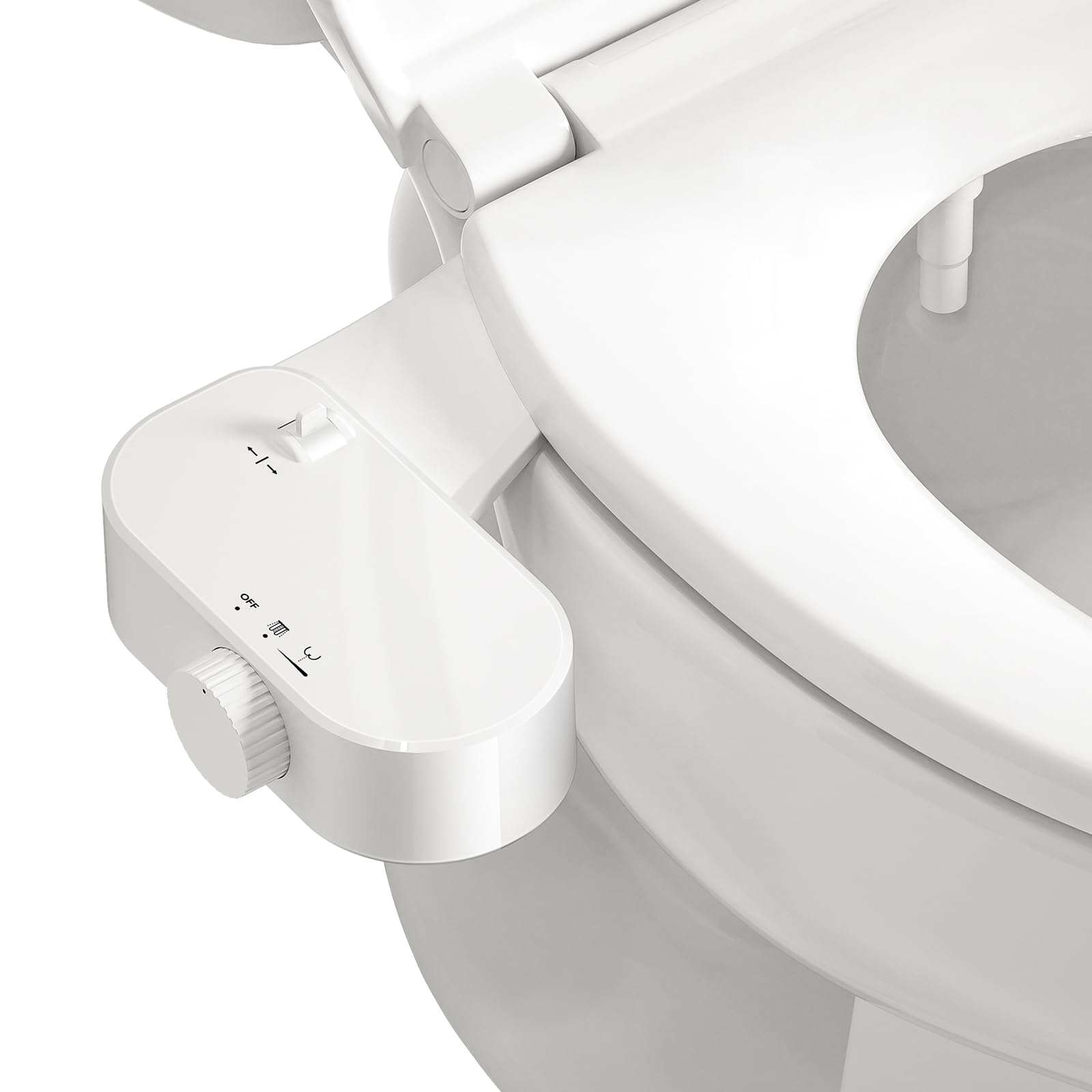 Photo 1 of THAMEBA Bidet Attachment for Toilet Seat, Self-Cleaning Bidet Toilet Seat Attachment with Adjustable Bidet Angle (White)