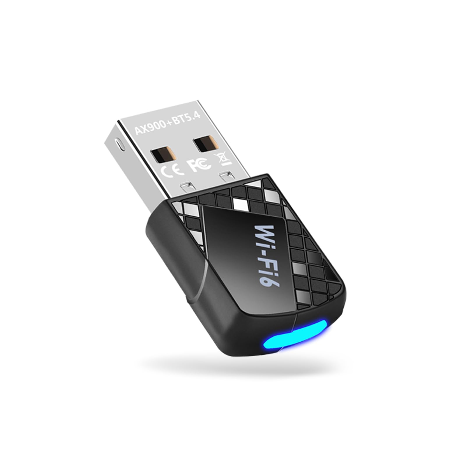 Photo 1 of WiFi Adapter for Desktop PC & Bluetooth 5.4 USB Adapter 2-in-1-900Mbps Dual Band (2.4/5GHz), 802.11ax Wireless, Plug-and-Play for PC/Laptop/Printers (Win 10/11)