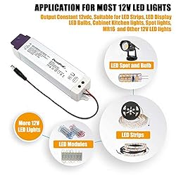 12V 50W Dimmable LED Driver,110V AC - 12V DC Led