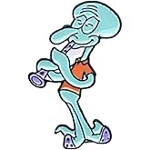 Spongebob Squidward Character 1 Inch Tall Metal Enamel Pin