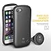 iFace Duo Case and Magnetic Car Mount Set Compatible for iPhone 7 & 8-2 in 1 Rugged Military Grade Protective Case with Car Holder/Kickstand [Gunmetal Gray]