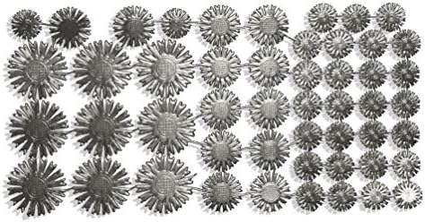 Kunze 50-Piece Dresden Celestial Halo Assortment, Silver