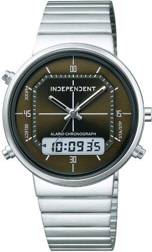 Amazon インディペンデント Independent 腕時計デジアナ ユニセックス ブラウン シルバー 並行輸入品 メンズ腕時計 腕時計 通販